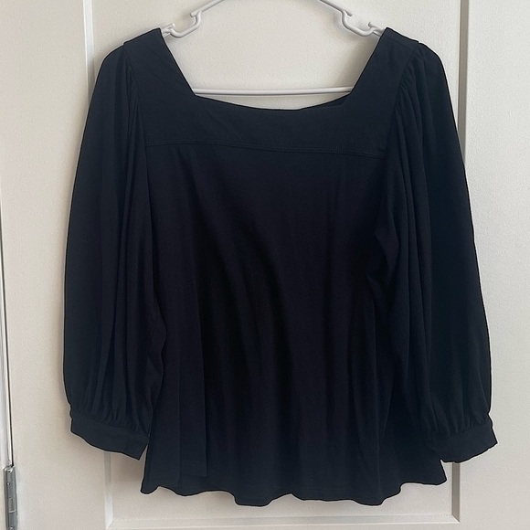 GAP Tops - ⚡️GAP Square Neck Top Cotton Blouse Lightweight Balloon Sleeve Shirt | Medium